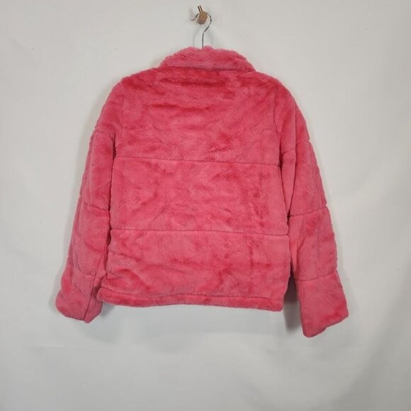 Love83 Faux Fur Jacket in Pink - Size Large - Picture 3 of 8